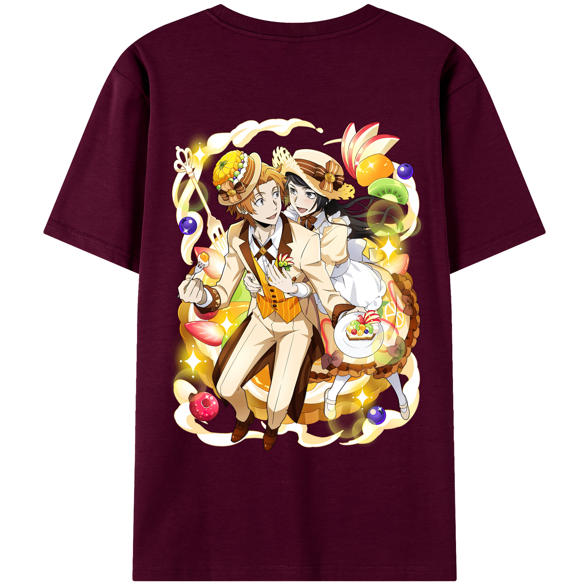 （画像用） 文豪ストレイドッグス Bungo Stray Dogs レディース半袖Tシャツ(バックプリント)